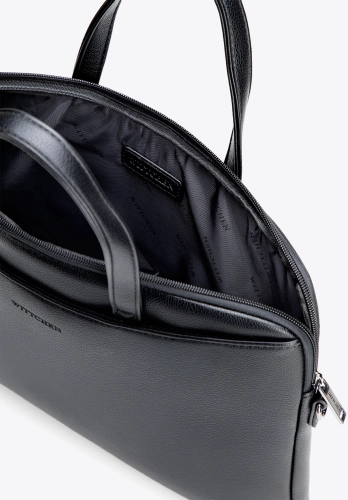 Czarna torba na laptopa 13"/14" WITTCHEN 102-3P-921-1 ekoskóra