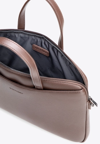 Brązowa torba na laptopa 13"/14" WITTCHEN 102-3P-921-4 ekoskóra