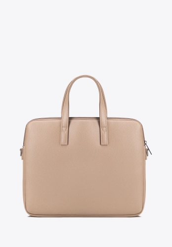 Beżowa torba na laptopa 13"/14" WITTCHEN 102-3P-921-9 ekoskóra