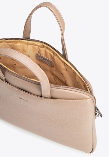 Beżowa torba na laptopa 13"/14" WITTCHEN 102-3P-921-9 ekoskóra