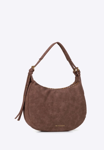 Duża torebka hobo na ramię WITTCHEN 103-4Y-514-4z nitami