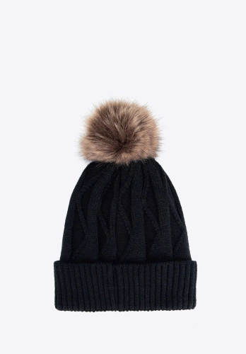 Czapka damska z pomponem WITTCHEN 103-HF-002-1