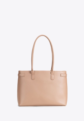 Beżowa shopper na ramię WITTCHEN 104-4Y-508-9