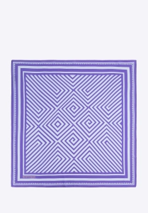 Jedwabna apaszka geometryczna WITTCHEN 103-7D-S05-X47