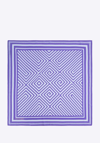 Jedwabna apaszka geometryczna WITTCHEN 103-7D-S05-X47