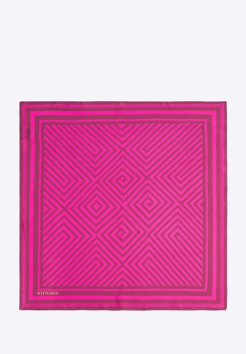 Jedwabna apaszka geometryczna WITTCHEN 103-7D-S05-X48