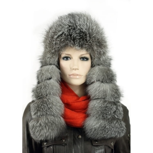 Czapka futrzana GENA GE-L35S-BL